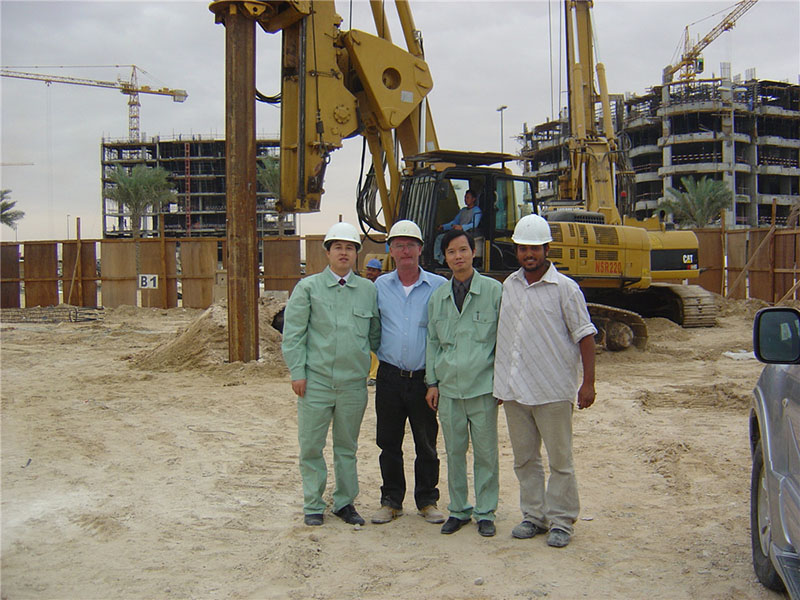 The Sinovo rotary rig is in Saudi Arabia (1)