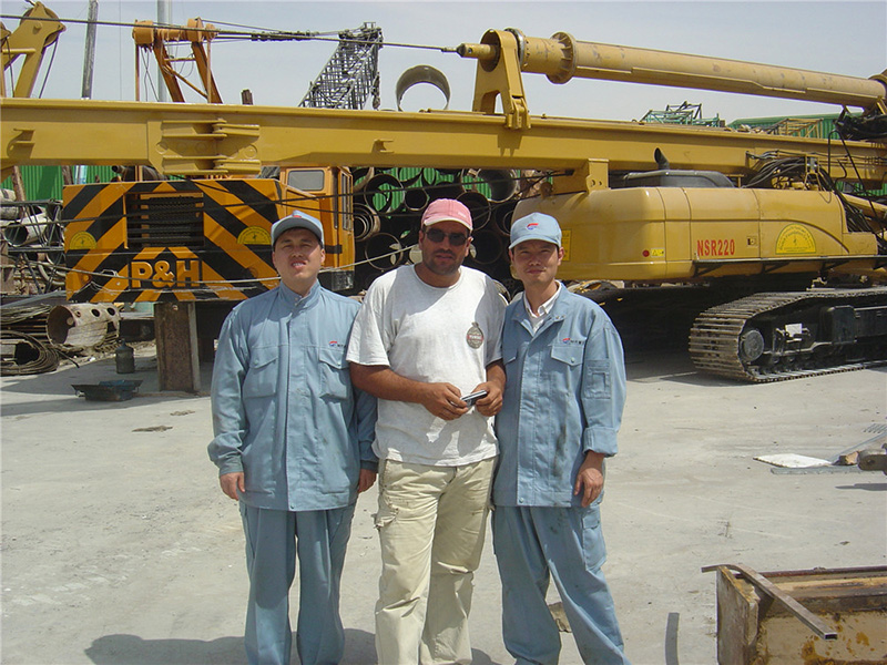 The Sinovo rotary rig is in Saudi Arabia (2)