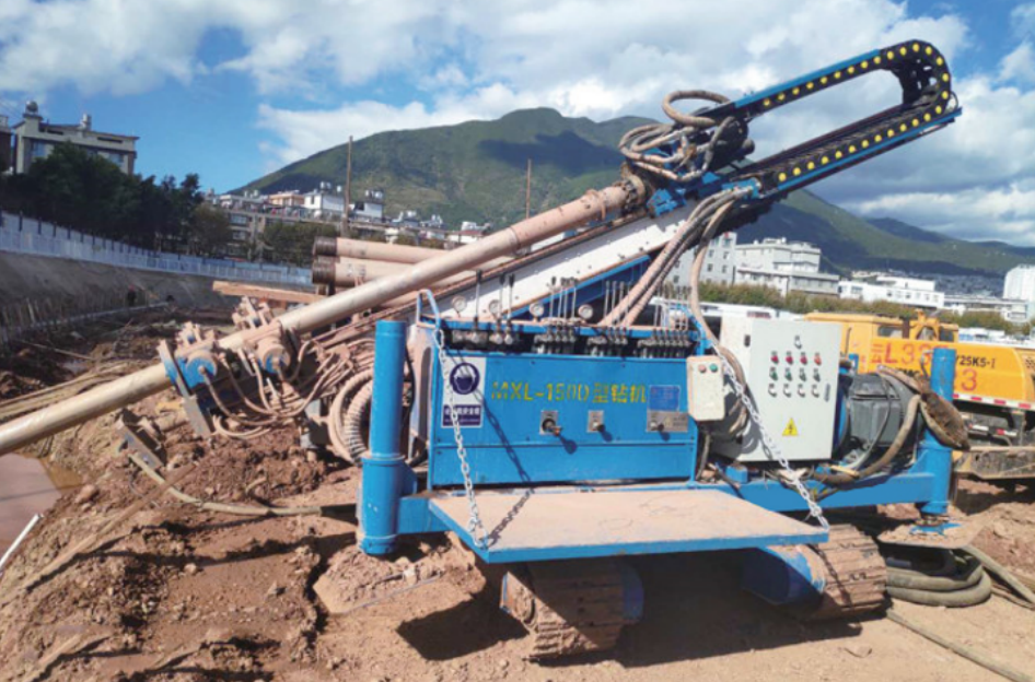 crawler anchor drilling rig